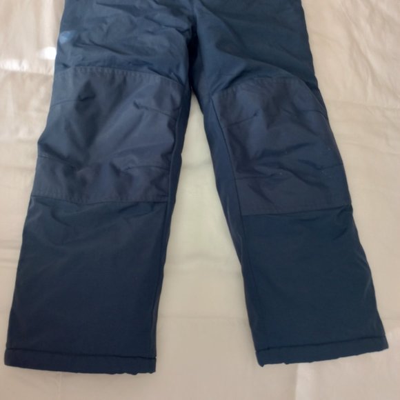 Navy girls snow pant overalls - Picture 2 of 3